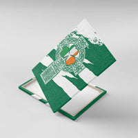 Ireland Celtic Cross Canvas Wall Art Irish Flag Shamrock - Wonder Print Shop