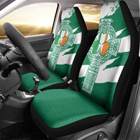 Ireland Celtic Cross Car Seat Cover Irish Flag Shamrock - Wonder Print Shop