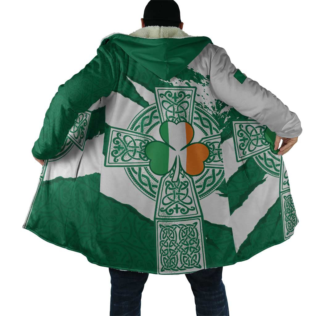Ireland Celtic Cross Cloak Irish Flag Shamrock - Wonder Print Shop