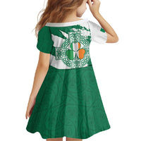 Ireland Celtic Cross Family Matching Tank Maxi Dress and Hawaiian Shirt Irish Flag Shamrock - Wonder Print Shop