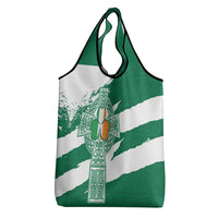 Ireland Celtic Cross Grocery Bag Irish Flag Shamrock - Wonder Print Shop