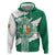 Ireland Celtic Cross Hoodie Irish Flag Shamrock - Wonder Print Shop