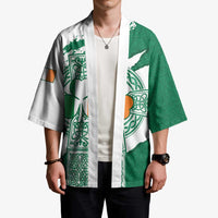 Ireland Celtic Cross Kimono Irish Flag Shamrock - Wonder Print Shop