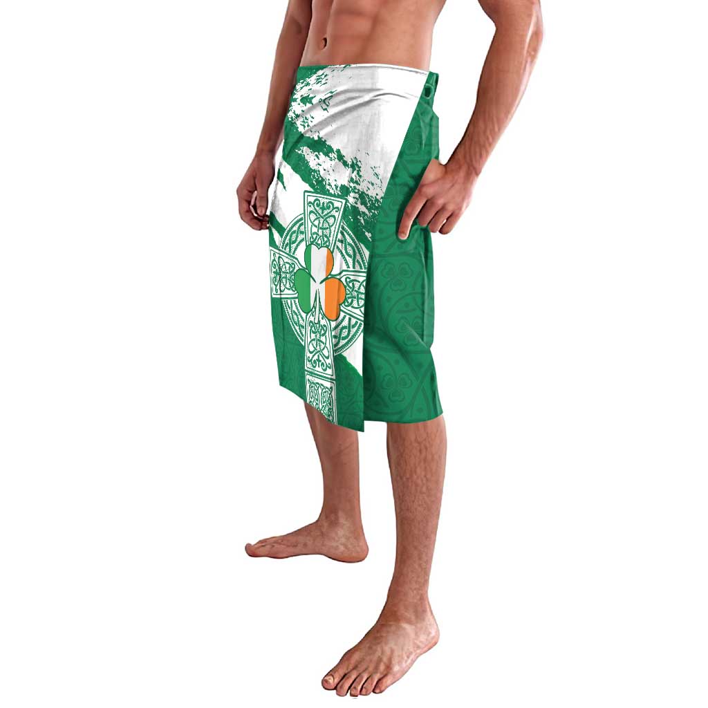 Ireland Celtic Cross Lavalava Irish Flag Shamrock - Wonder Print Shop