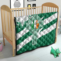 Ireland Celtic Cross Quilt Irish Flag Shamrock - Wonder Print Shop