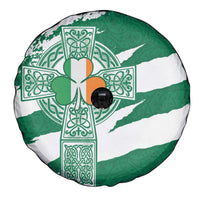Ireland Celtic Cross Spare Tire Cover Irish Flag Shamrock - Wonder Print Shop