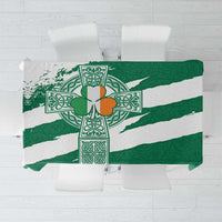 Ireland Celtic Cross Tablecloth Irish Flag Shamrock - Wonder Print Shop