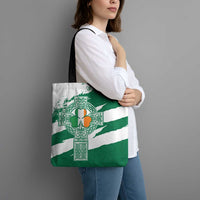 Ireland Celtic Cross Tote Bag Irish Flag Shamrock - Wonder Print Shop