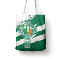 Ireland Celtic Cross Tote Bag Irish Flag Shamrock - Wonder Print Shop