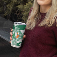 Ireland Celtic Cross Tumbler Cup Irish Flag Shamrock - Wonder Print Shop