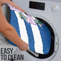 Scotland Celtic Cross Bathroom Set Thistle Flowers - Wonder Print Shop