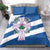 Scotland Celtic Cross Bedding Set Thistle Flowers - Wonder Print Shop