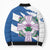 Scotland Celtic Cross Bomber Puffer Jacket Thistle Flowers - Wonder Print Shop
