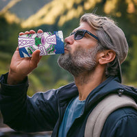 Scotland Celtic Cross 4 in 1 Can Cooler Tumbler Thistle Flowers - Wonder Print Shop