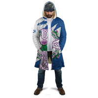 Scotland Celtic Cross Cloak Thistle Flowers - Wonder Print Shop
