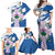 Scotland Celtic Cross Family Matching Off Shoulder Maxi Dress and Hawaiian Shirt Thistle Flowers - Wonder Print Shop