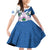 Scotland Celtic Cross Family Matching Off Shoulder Short Dress and Hawaiian Shirt Thistle Flowers - Wonder Print Shop