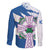 Scotland Celtic Cross Family Matching Tank Maxi Dress and Hawaiian Shirt Thistle Flowers - Wonder Print Shop