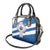Scotland Celtic Cross Shoulder Handbag Thistle Flowers - Wonder Print Shop