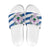 Scotland Celtic Cross Slide Sandals Thistle Flowers - Wonder Print Shop