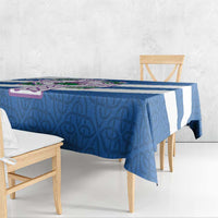 Scotland Celtic Cross Tablecloth Thistle Flowers - Wonder Print Shop