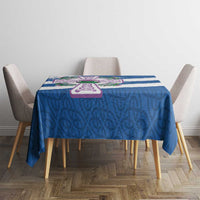 Scotland Celtic Cross Tablecloth Thistle Flowers - Wonder Print Shop
