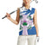 Scotland Celtic Cross Women Sleeveless Polo Shirt Thistle Flowers - Wonder Print Shop