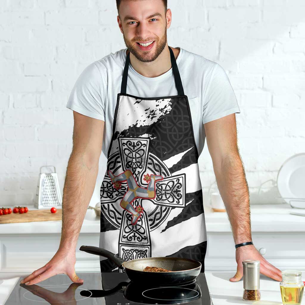 Isle of Man Celtic Cross Apron Triskelion Emblem - Wonder Print Shop