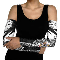 Isle of Man Celtic Cross Arm Sleeves Triskelion Emblem - Wonder Print Shop