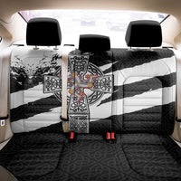 Isle of Man Celtic Cross Back Car Seat Cover Triskelion Emblem - Wonder Print Shop