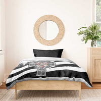 Isle of Man Celtic Cross Bedding Set Triskelion Emblem - Wonder Print Shop