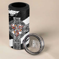 Isle of Man Celtic Cross 4 in 1 Can Cooler Tumbler Triskelion Emblem - Wonder Print Shop