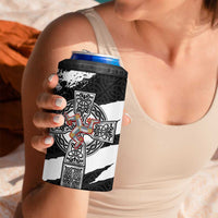Isle of Man Celtic Cross 4 in 1 Can Cooler Tumbler Triskelion Emblem - Wonder Print Shop