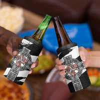 Isle of Man Celtic Cross 4 in 1 Can Cooler Tumbler Triskelion Emblem - Wonder Print Shop