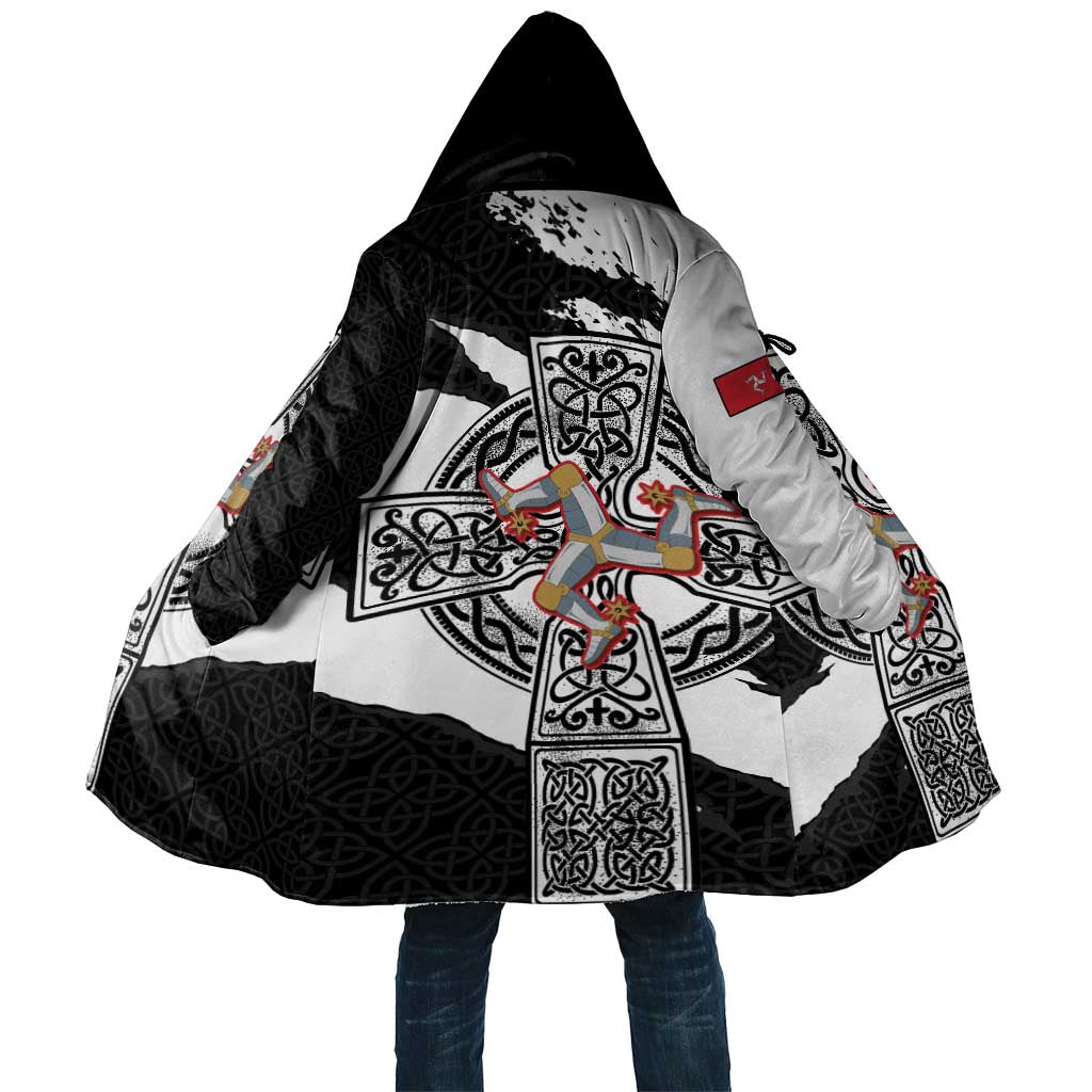 Isle of Man Celtic Cross Cloak Triskelion Emblem - Wonder Print Shop