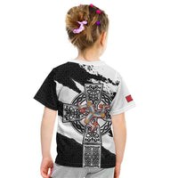 Isle of Man Celtic Cross Kid T Shirt Triskelion Emblem - Wonder Print Shop