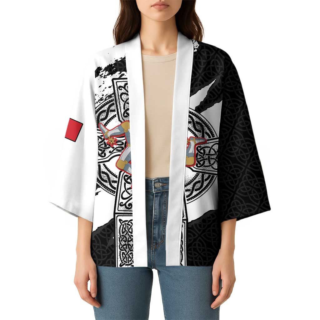 Isle of Man Celtic Cross Kimono Triskelion Emblem - Wonder Print Shop