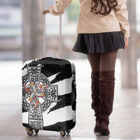 Isle of Man Celtic Cross Luggage Cover Triskelion Emblem - Wonder Print Shop