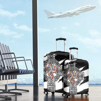 Isle of Man Celtic Cross Luggage Cover Triskelion Emblem - Wonder Print Shop