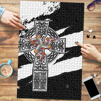 Isle of Man Celtic Cross Puzzle Triskelion Emblem - Wonder Print Shop