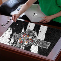 Isle of Man Celtic Cross Puzzle Triskelion Emblem - Wonder Print Shop