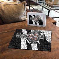 Isle of Man Celtic Cross Puzzle Triskelion Emblem - Wonder Print Shop