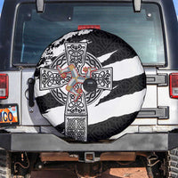 Isle of Man Celtic Cross Spare Tire Cover Triskelion Emblem - Wonder Print Shop