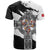 Isle of Man Celtic Cross T Shirt Triskelion Emblem - Wonder Print Shop