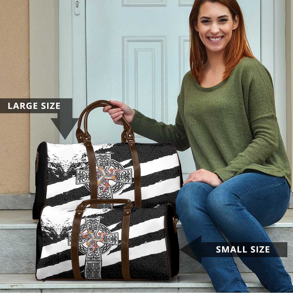 Isle of Man Celtic Cross Travel Bag Triskelion Emblem - Wonder Print Shop