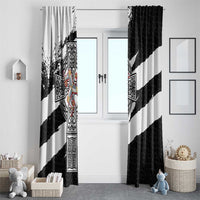 Isle of Man Celtic Cross Window Curtain Triskelion Emblem - Wonder Print Shop