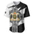 Cornwall Celtic Cross Baseball Jersey Coat Of Arms - Wonder Print Shop