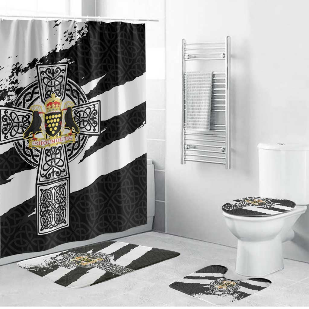 Cornwall Celtic Cross Bathroom Set Coat Of Arms - Wonder Print Shop