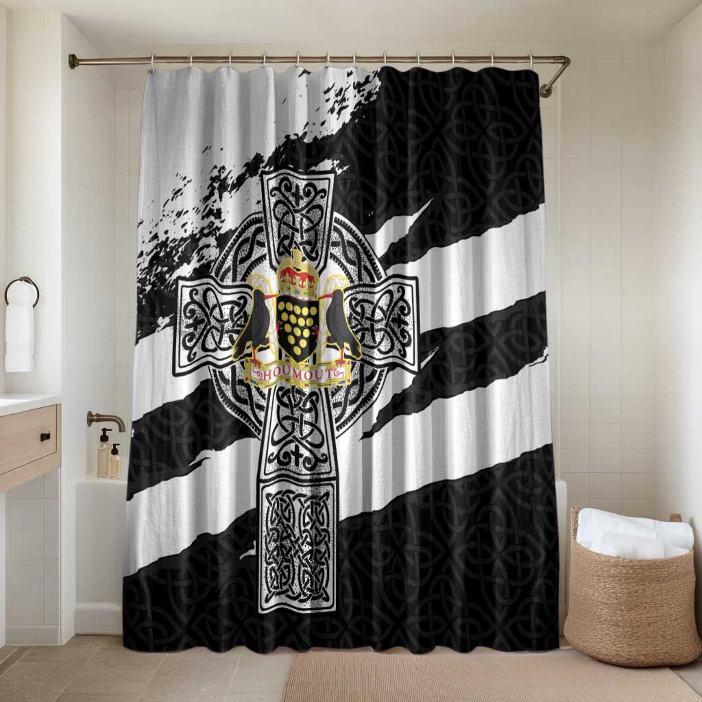 Cornwall Celtic Cross Bathroom Set Coat Of Arms - Wonder Print Shop
