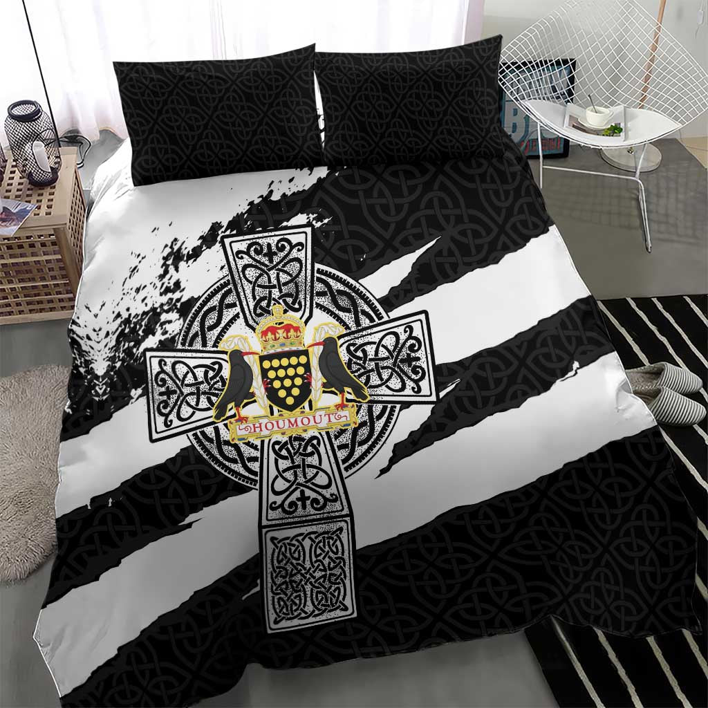 Cornwall Celtic Cross Bedding Set Coat Of Arms - Wonder Print Shop